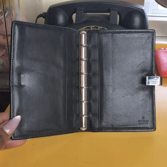 Gucci Vintage Floral Leather 6-Ring Agenda Organizer (Small/Personal Size) - Picture 6 of 8